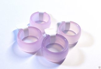 Achat-Ring in rosa
